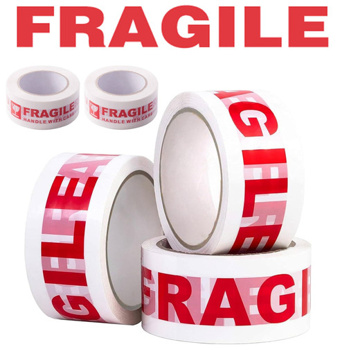 Fragile printed strong parcel - fragile,