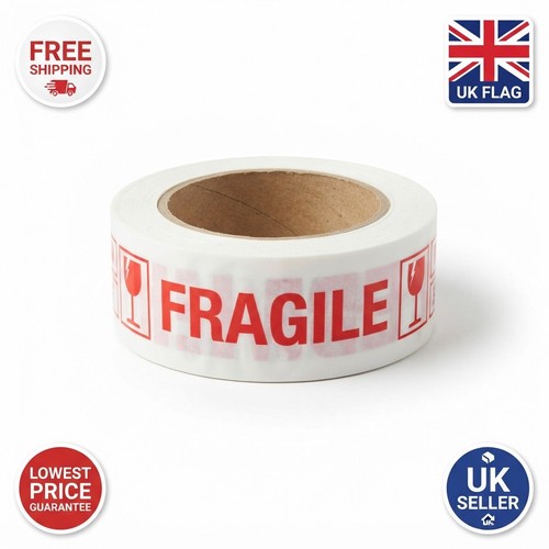 Fragile packing tape 48mm - fragile,