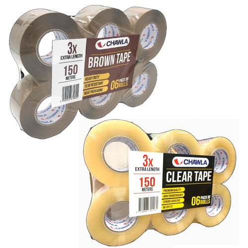 Packing tapes tape rolls extra - rolls,