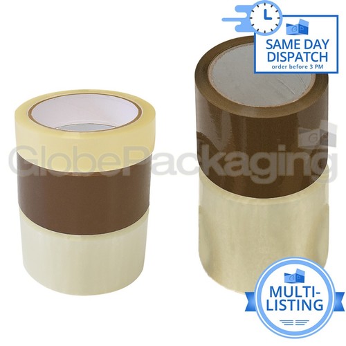 Brown clear parcel packaging - clear,