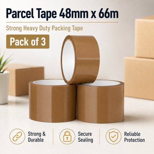 Parcel tape 48mm 66m - tape,