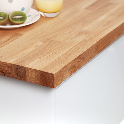 Solid oak wood worktops - solid,