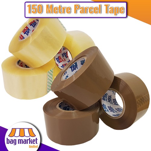 Brown clear parcel - or, tape