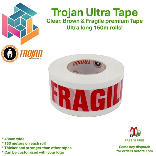 Big tape fragile packaging - fragile,